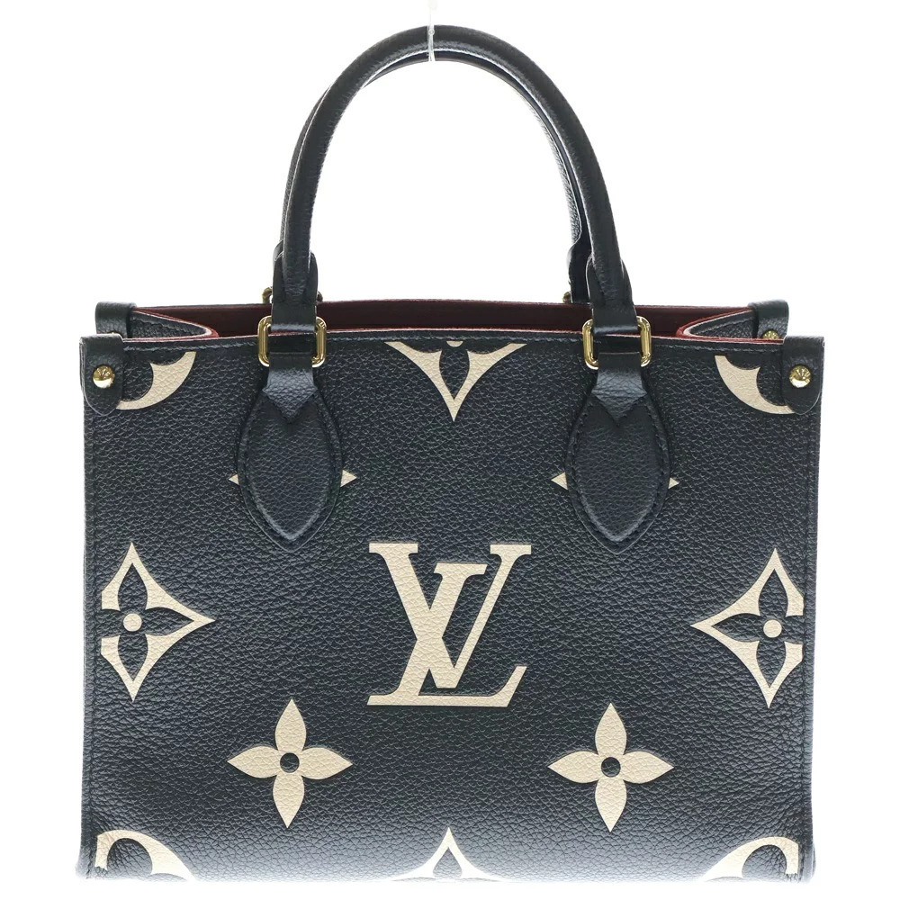 Louis Vuitton Empreinte Leather Handbag Bag OnTheGo Monogram Shoulder Black